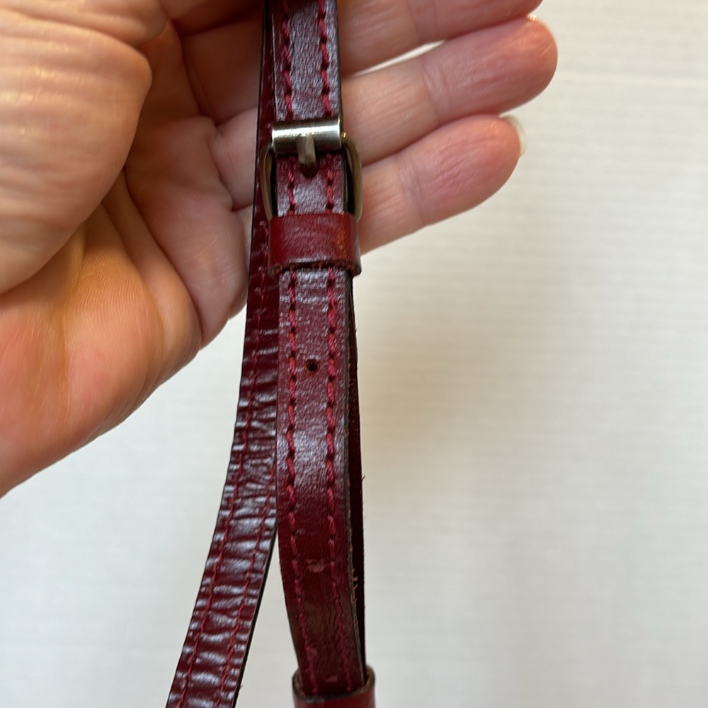 Patricia Nash Burgundy Crossbody Bag Renaissance Collection - Picture 11 of 16